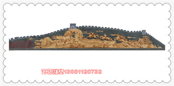 遼寧三國題材大型山體浮雕設計施工